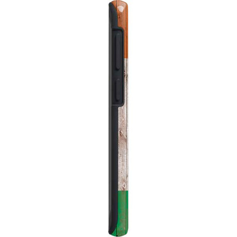 Ireland Flag Dark Wood Galaxy S20 Plus Pro Case